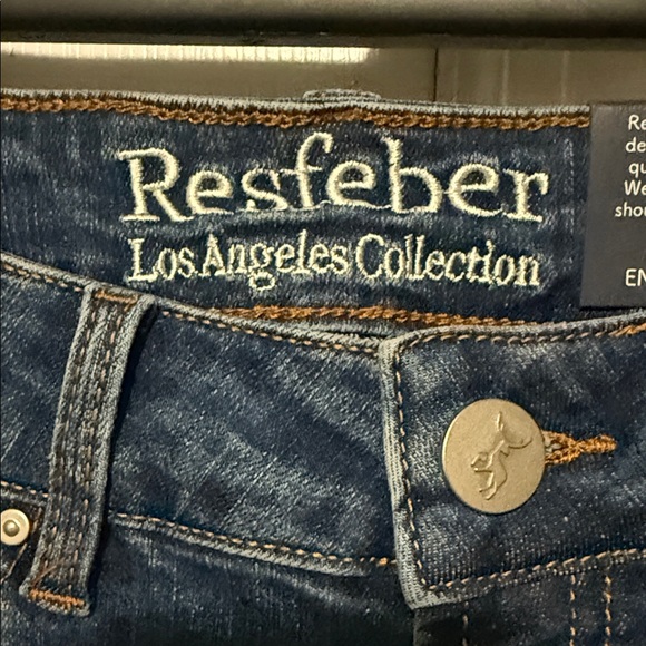 Resfeber Los Angeles Collection Boyfriend Jeans Sz 6 | Distressed Frayed Hem NWT - Picture 2 of 13